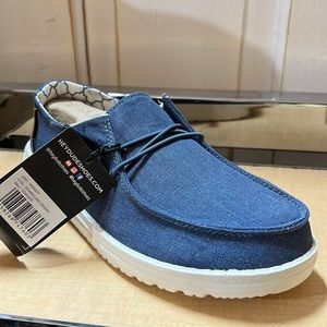 NEW Hey Dude Shoes Womens Wendy Sparkling Denim Blue